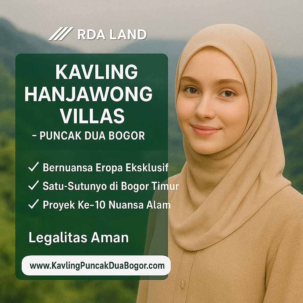 kavling hanjawong villas puncak dua bogor